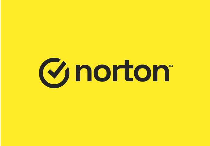 Žluté logo Norton.